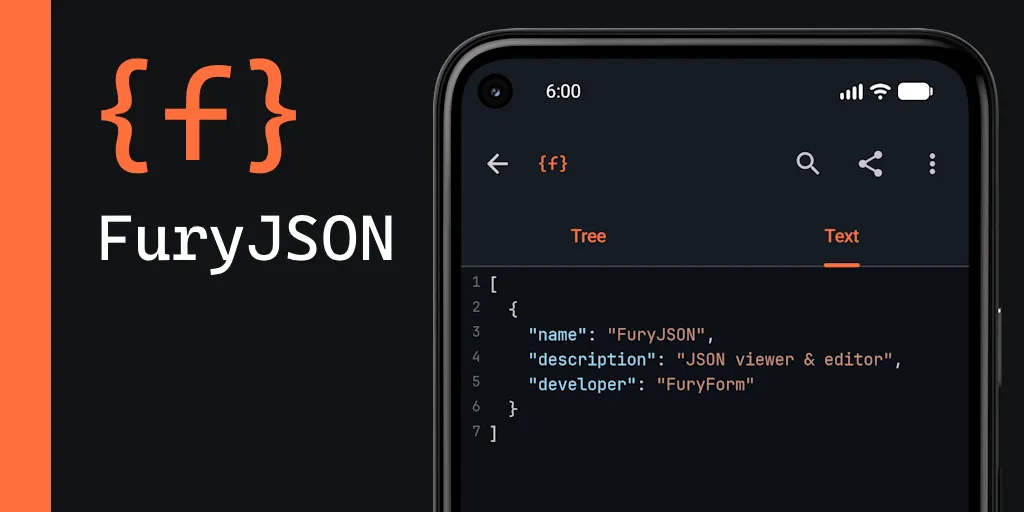 FuryJSON interface preview